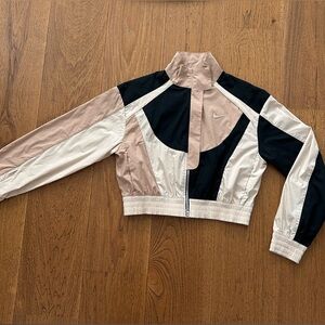 Women’s Nike Tan Wind Runner Jacket - Size Small